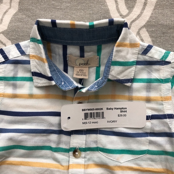 NWT Peek Striped Polo - Picture 3 of 3